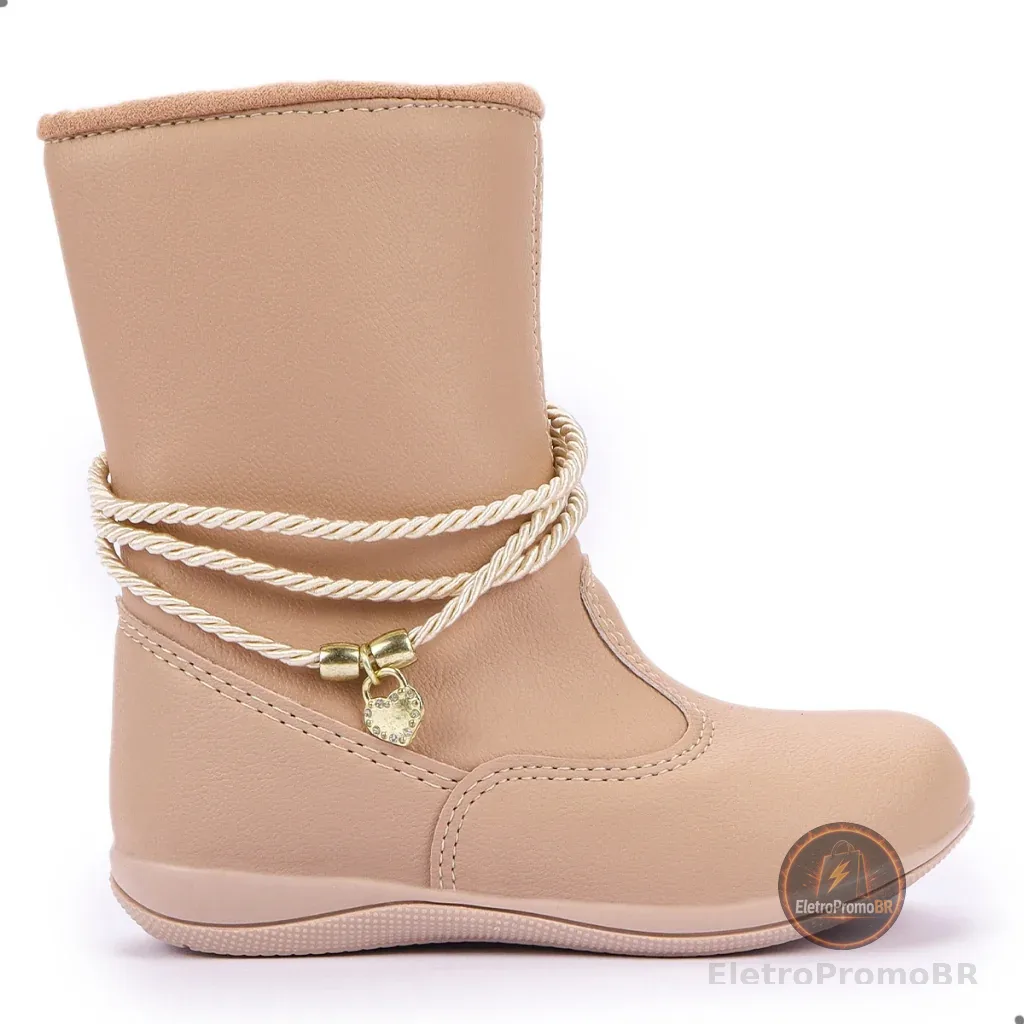 Bota infantil Menina 20ao36 Botinha Infantil Feminina Coturno Infantil Menina Bota Infantil Feminina