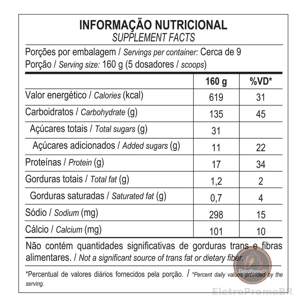 Hipercalórico 1,4kg Mass Titanium Max Titanium Chocolate Energia E Ganho Muscular
