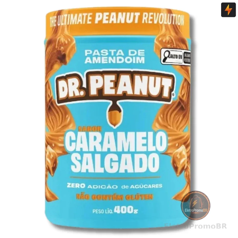 Pasta Dr.Peanut Caramelo Salgado 400g Edição Especial