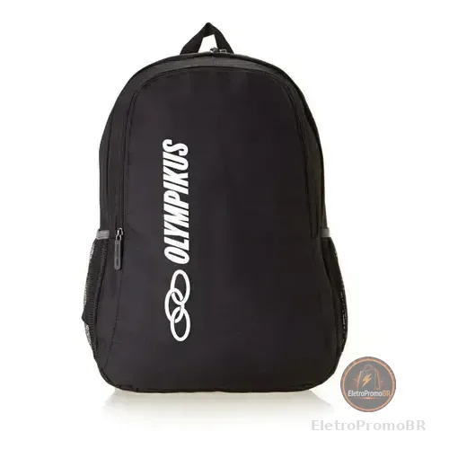 Mochila Masculina E Feminina Essential Cor Preto Olympikus Liso