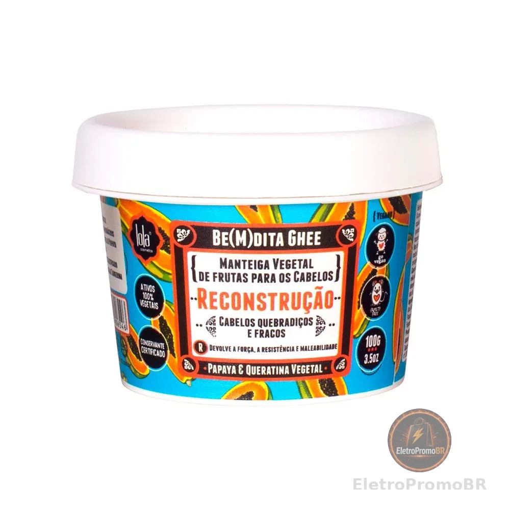 Lola Cosmetics Be(m)dita Ghee Máscara de Reconstrução 100g