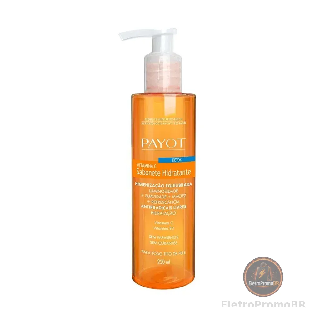 Sabone Liquido Vitamina c Payot Hidratante Detox