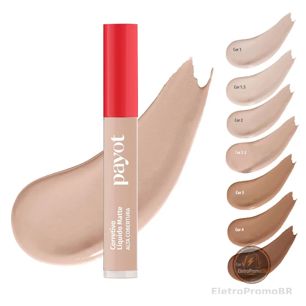 Corretivo Liquido Matte Payot Alta Cobertura
