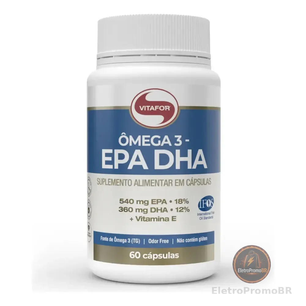 Suplemento Ômega 3 Epa Dha 60 Cápsulas Vitafor Sem Sabor
