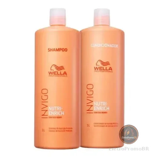 Wella Kit Nutri Enrich Shampoo 1l+condicionador 1l