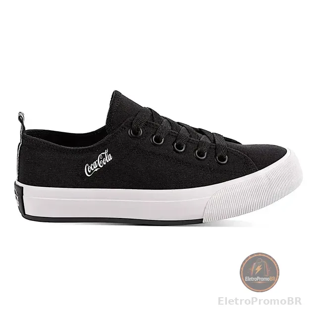 Tenis Coca Cola Atlanta Canvas Coke Feminino Moda Casual