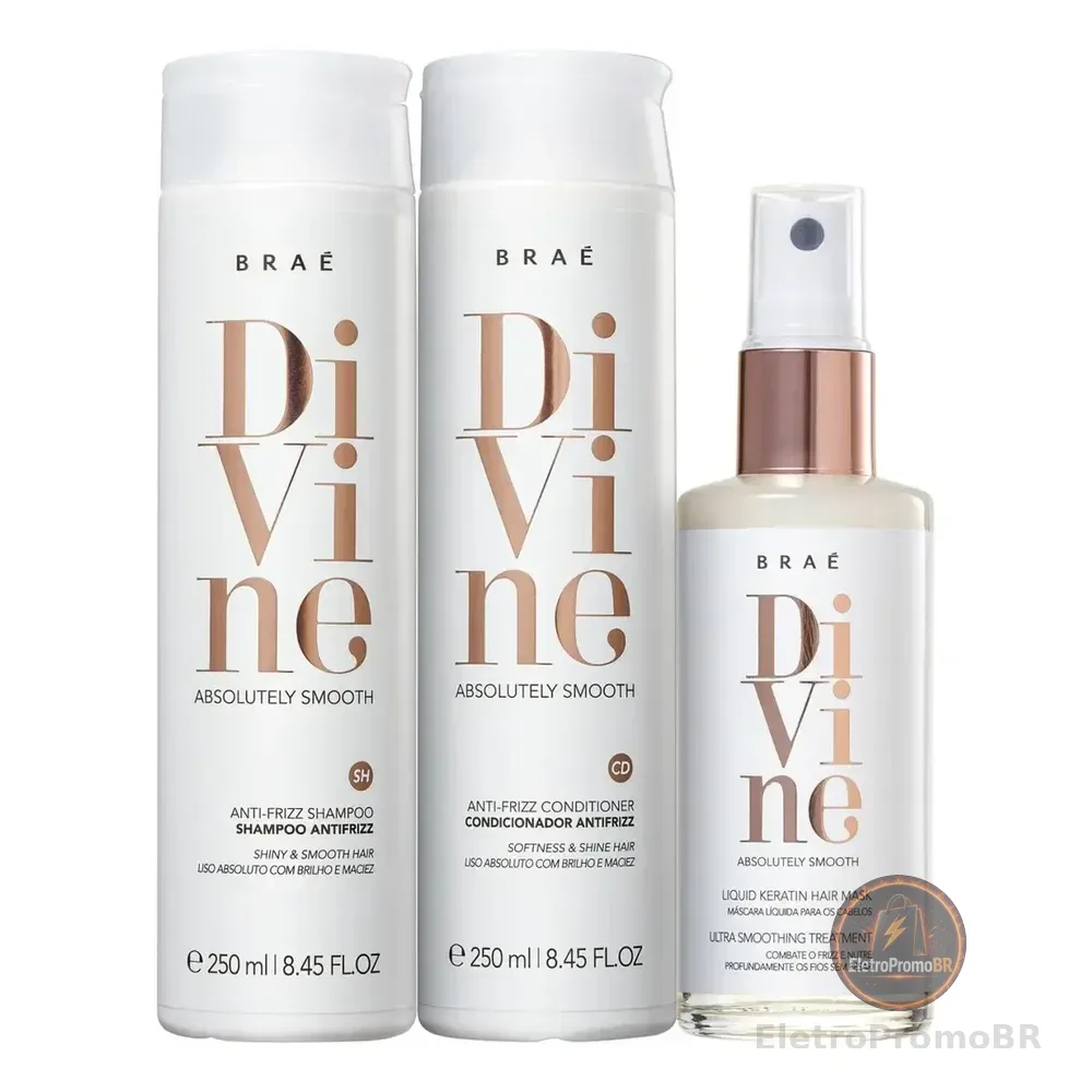 Kit Braé Divine Trio Com 3 Produtos