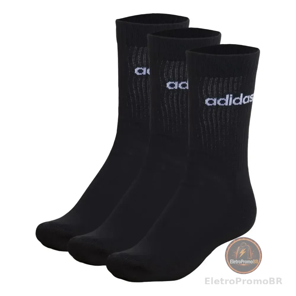 C Lin Crew 3p adidas Preto P