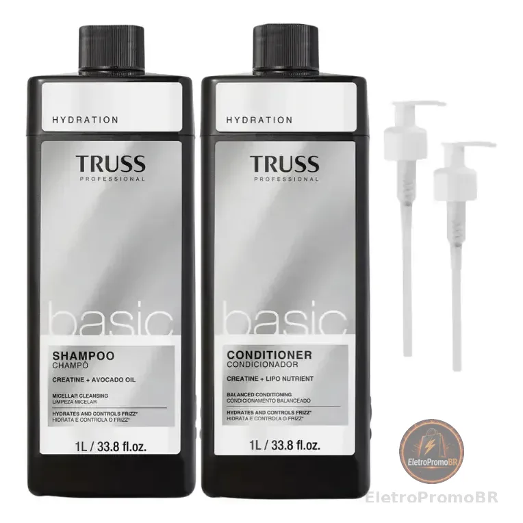 Kit Truss Basic Kit Shampoo 1l + Condicionador 1l