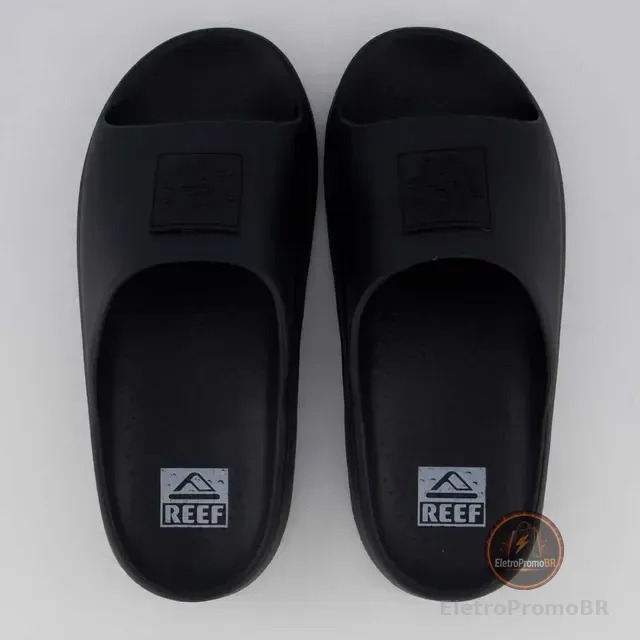 Chinelo Reef Slide Rybrcan Preto