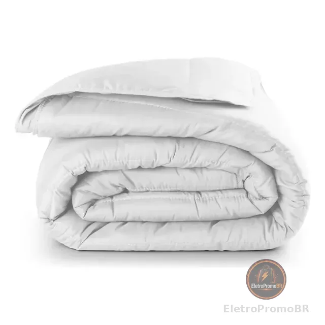 Edredom Casal Queen 400 Fios Dupla Face Grosso Hotel Oferta