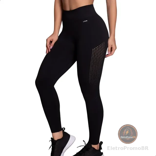 Legging Academia Fitness Treino Zero Transparência Selene