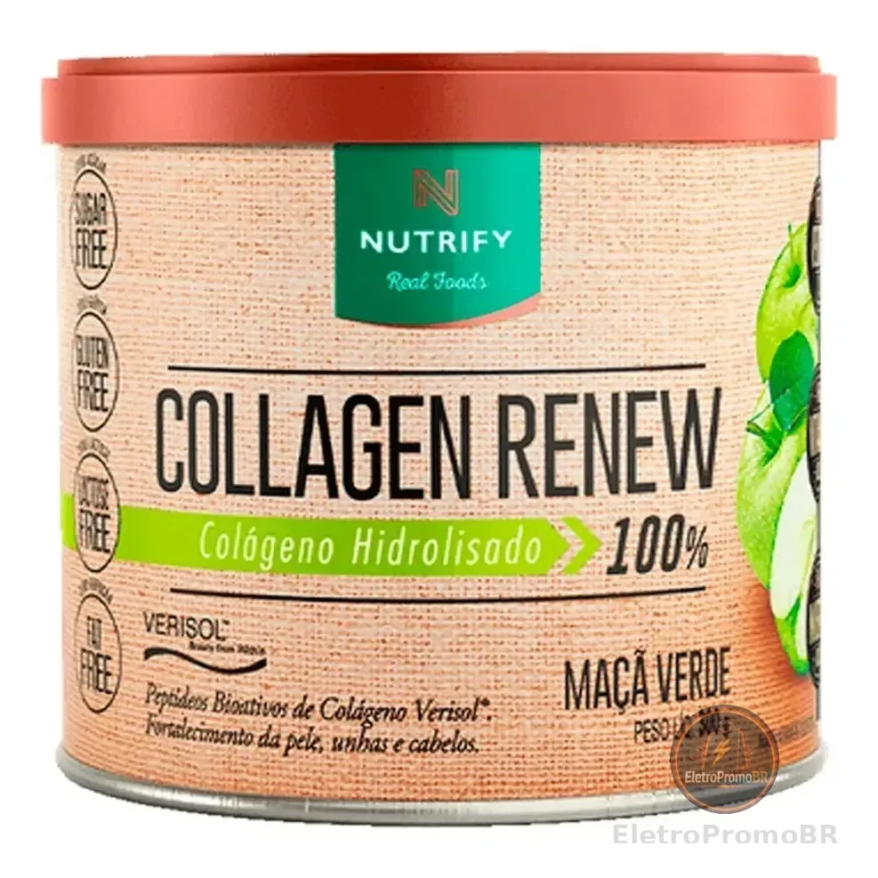 Collagen Renew Sabor Maçã Verde - Nutrify 300g