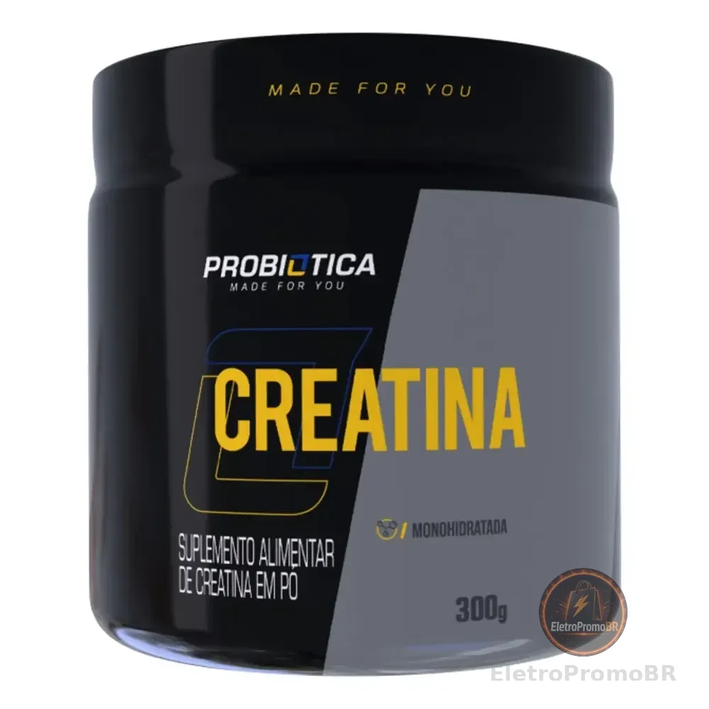 Creatina Probiotica 300g Monohidratada Sem Sabor