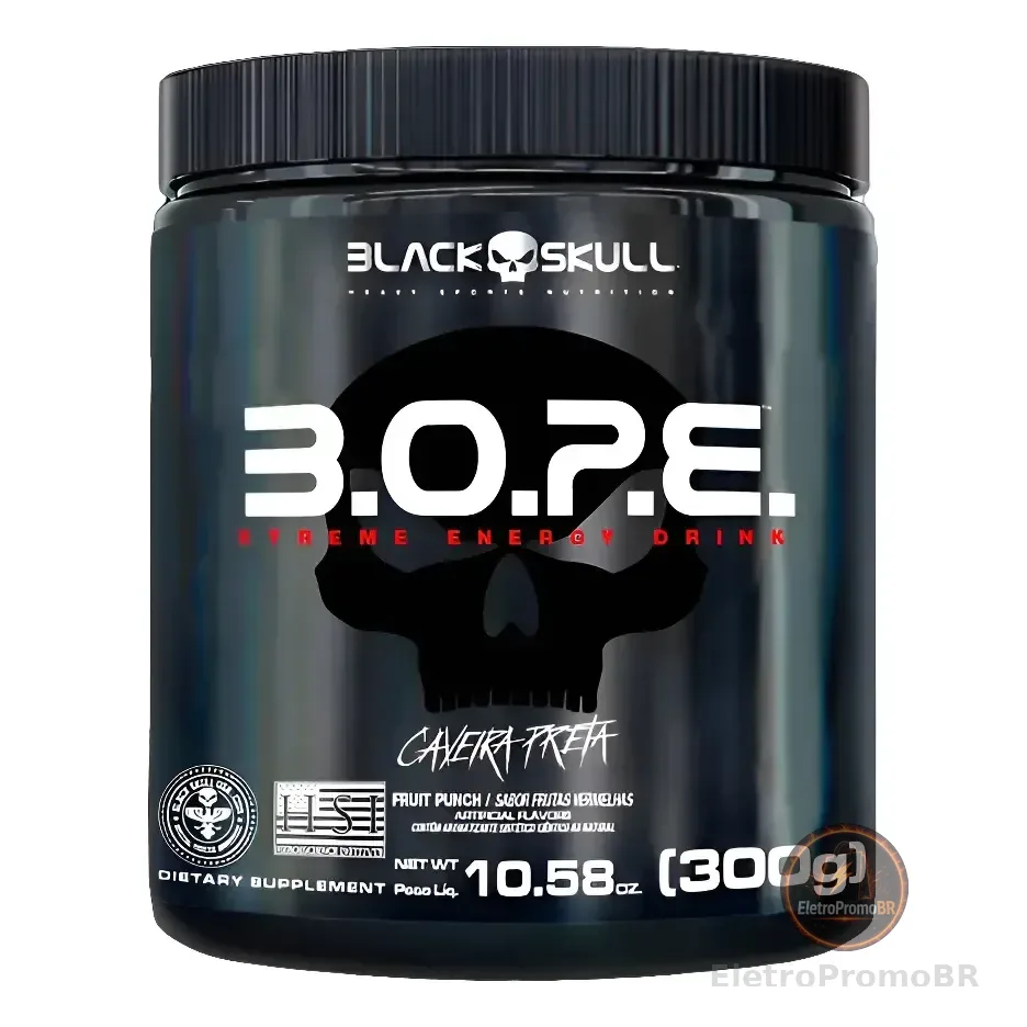 Suplemento Em Pó Black Skull Aminoácido Bope Frutas Amarelas Frutas Amarelas