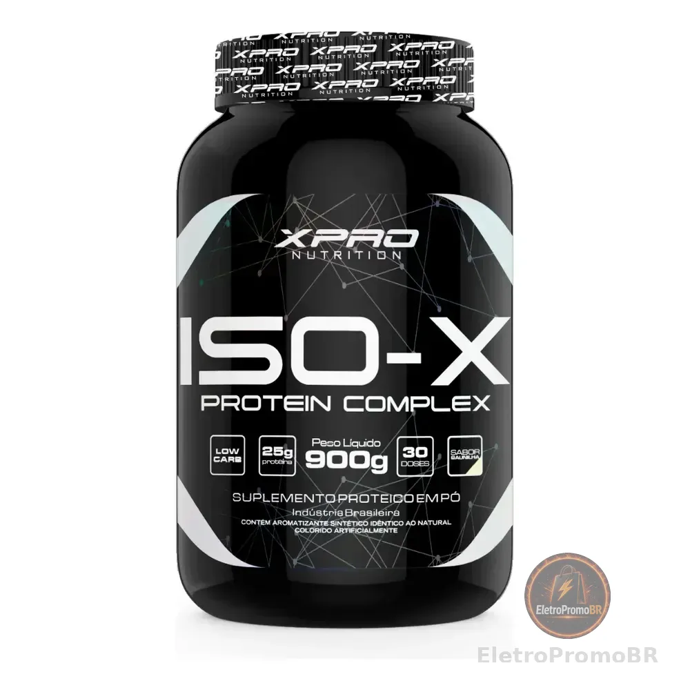 Whey Protein Isolado Xpro Nutrition Iso-x Baunilha 900g Alta Pureza