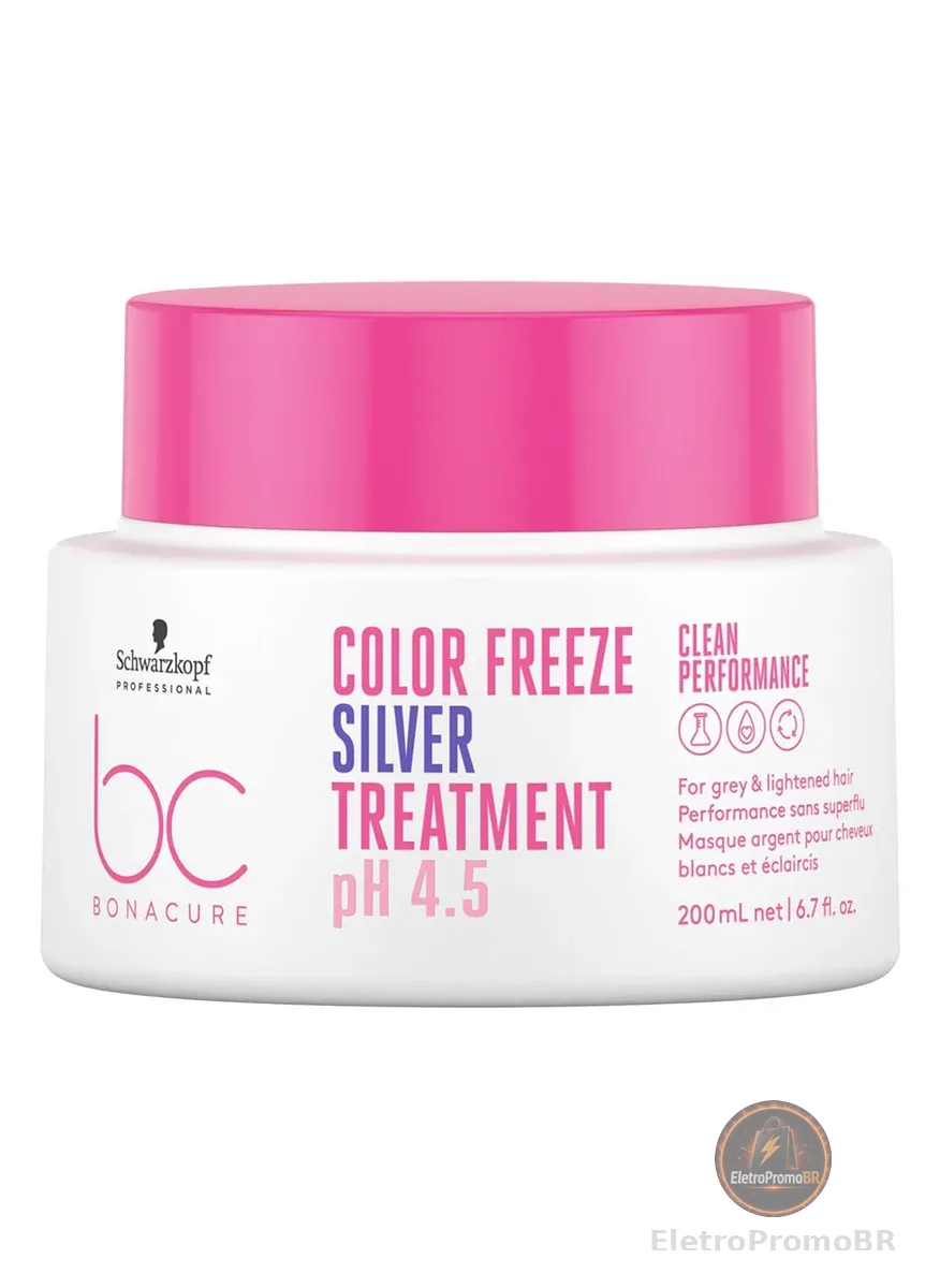 Schwarzkopf Professional BC Bonacure Clean Performance Color Freeze Silver - Máscara Matizadora 200ml