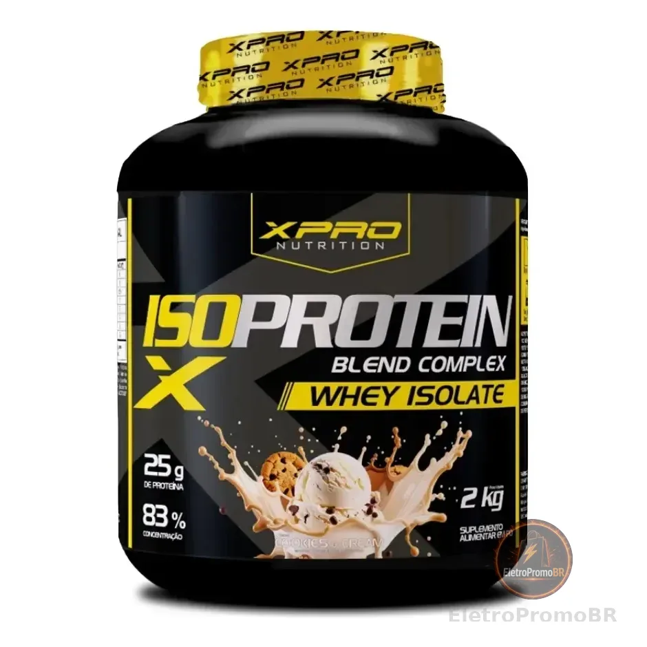 Whey Protein Cookies Iso Blend Complex 2kg Zero Açúcar - Xpro Nutrition Biscoitos