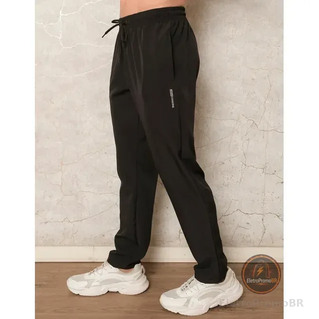 Calça Elastano Masculino Academia Corrida Conforto