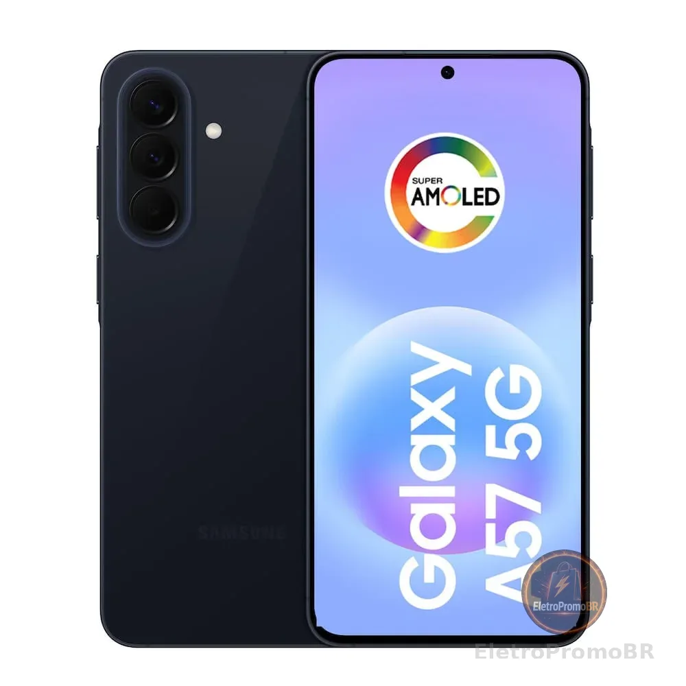 Smartphone Galaxy A57 5G Tela 6.7 Super AMOLED Samsung