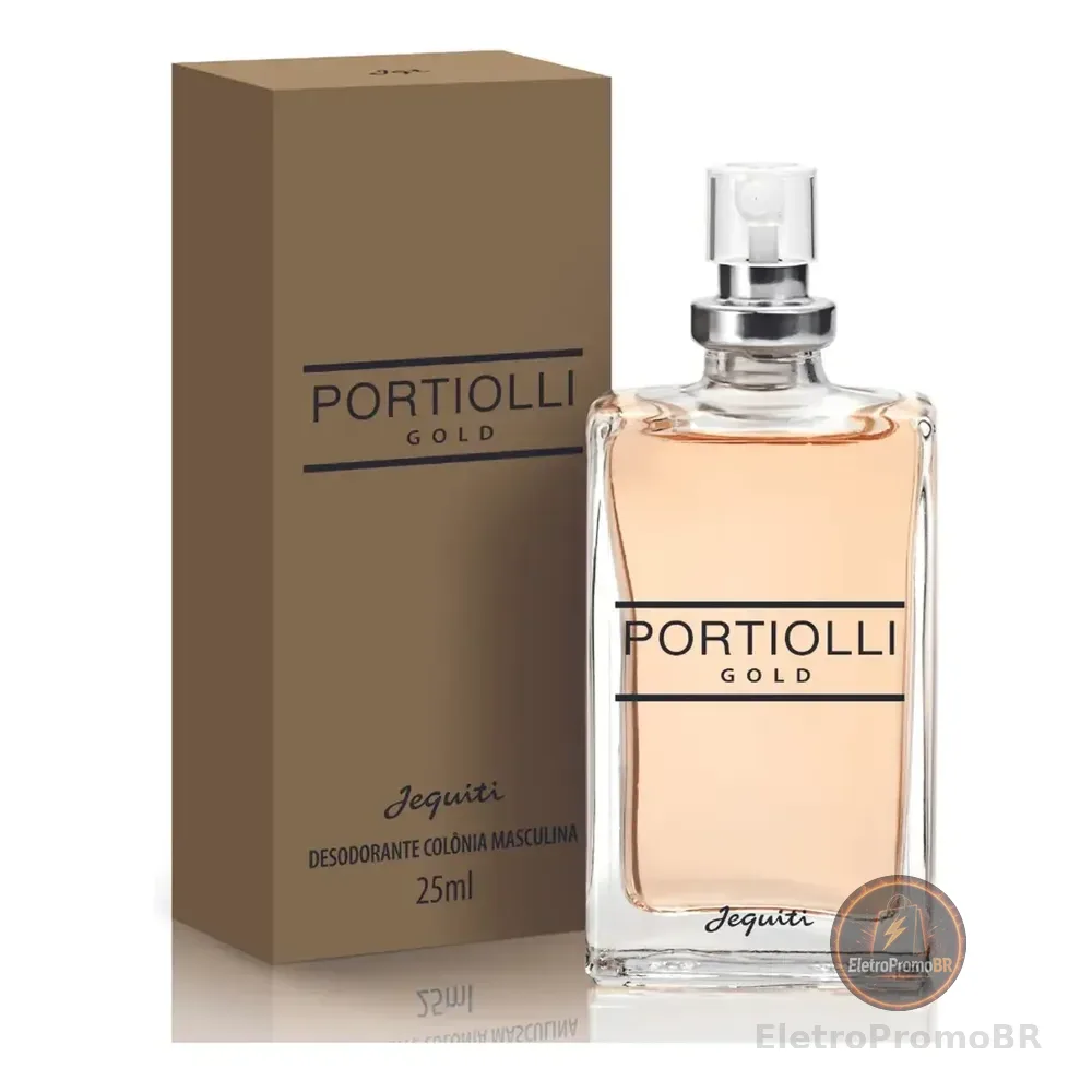 Perfume Portiolli Gold Desodorante Colônia Jequiti 25ml