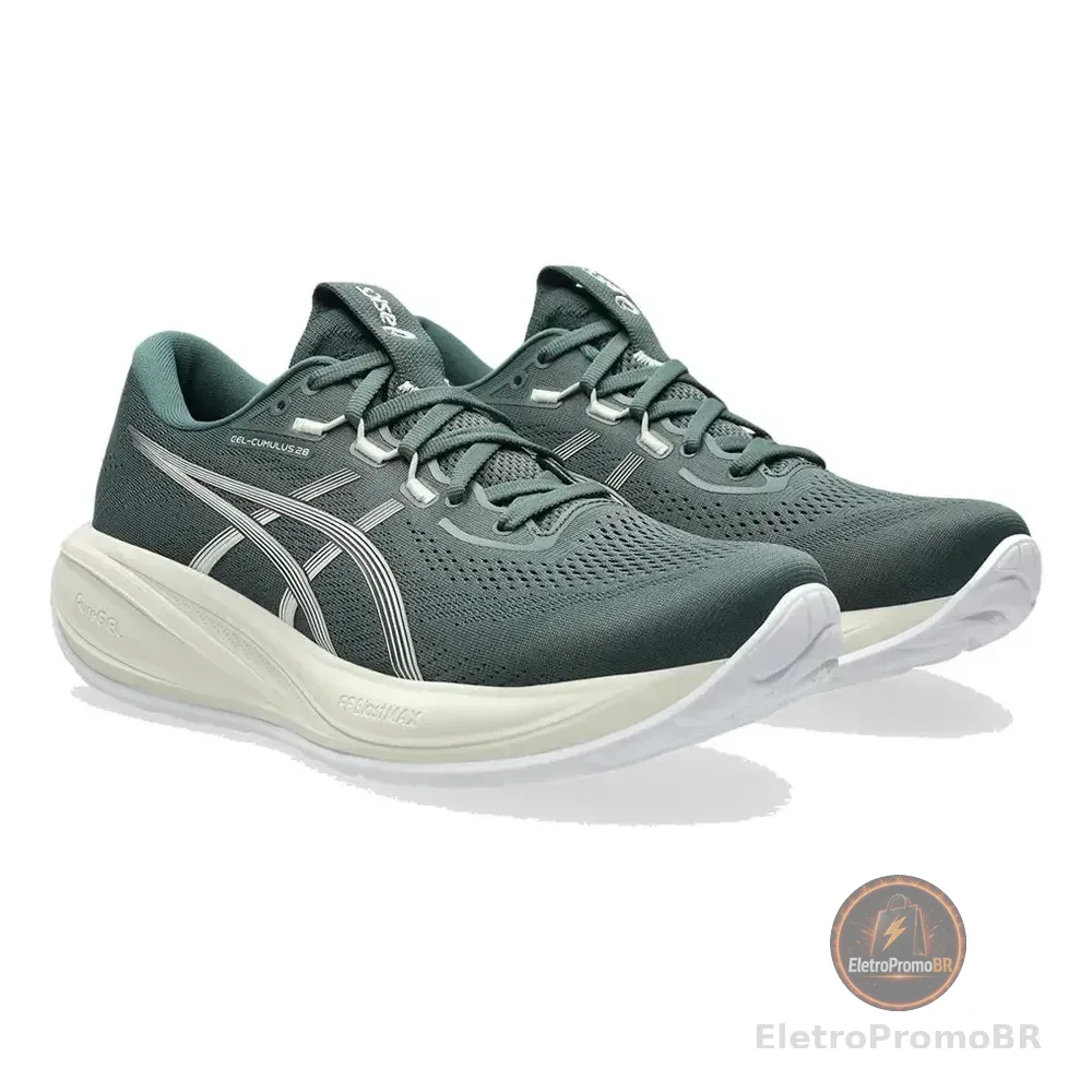 Tênis Asics Gel-cumulus 28 Masculino Cinza/branco 42 Br