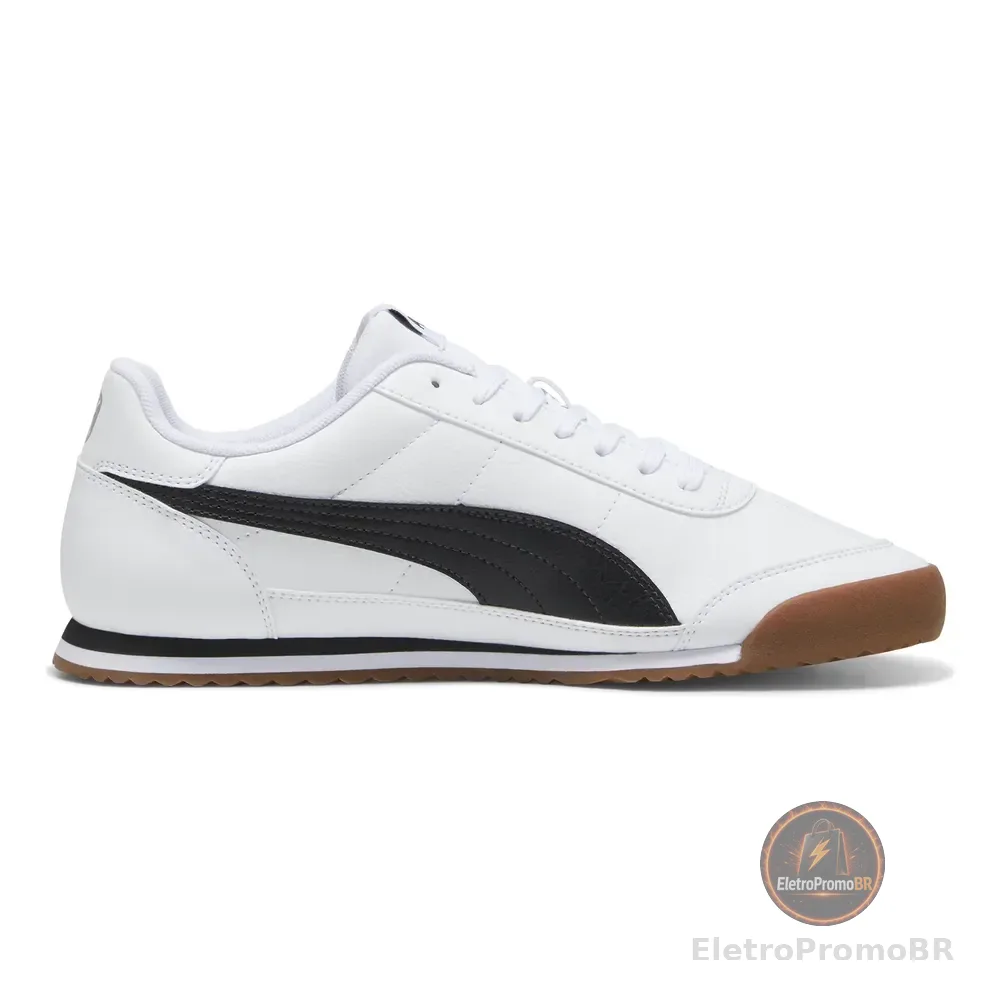 Tênis Puma Sem Gênero 397452 Puma White-puma Black-cool Light Gray Lisa 42 Eu