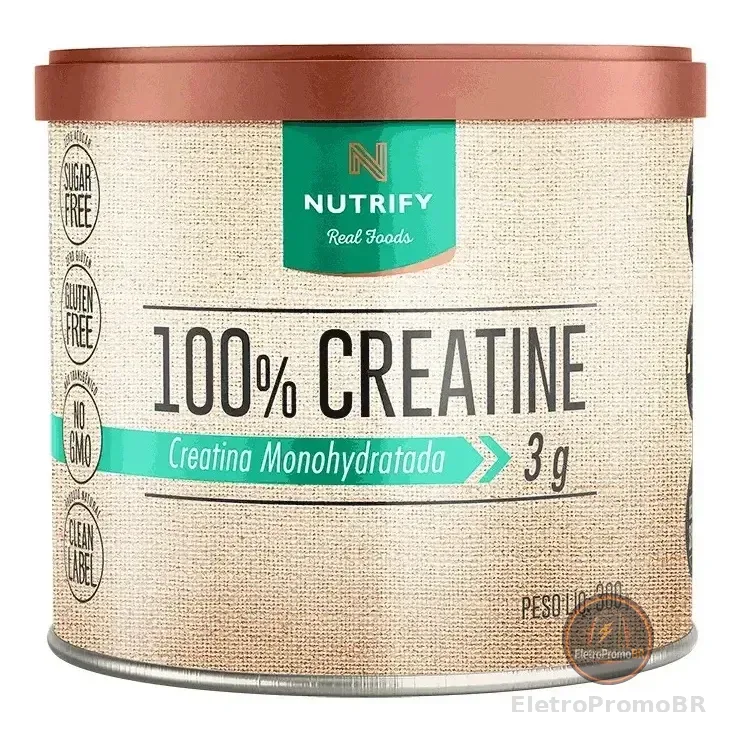 100% Creatine - Creatina Monohidratada - Nutrify 300g Neutro