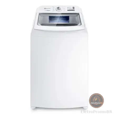 Máquina De Lavar 17kg Electrolux Essential Care Com Cesto Inox, Jet&clean E Ultra Filter Led17 127v Branco