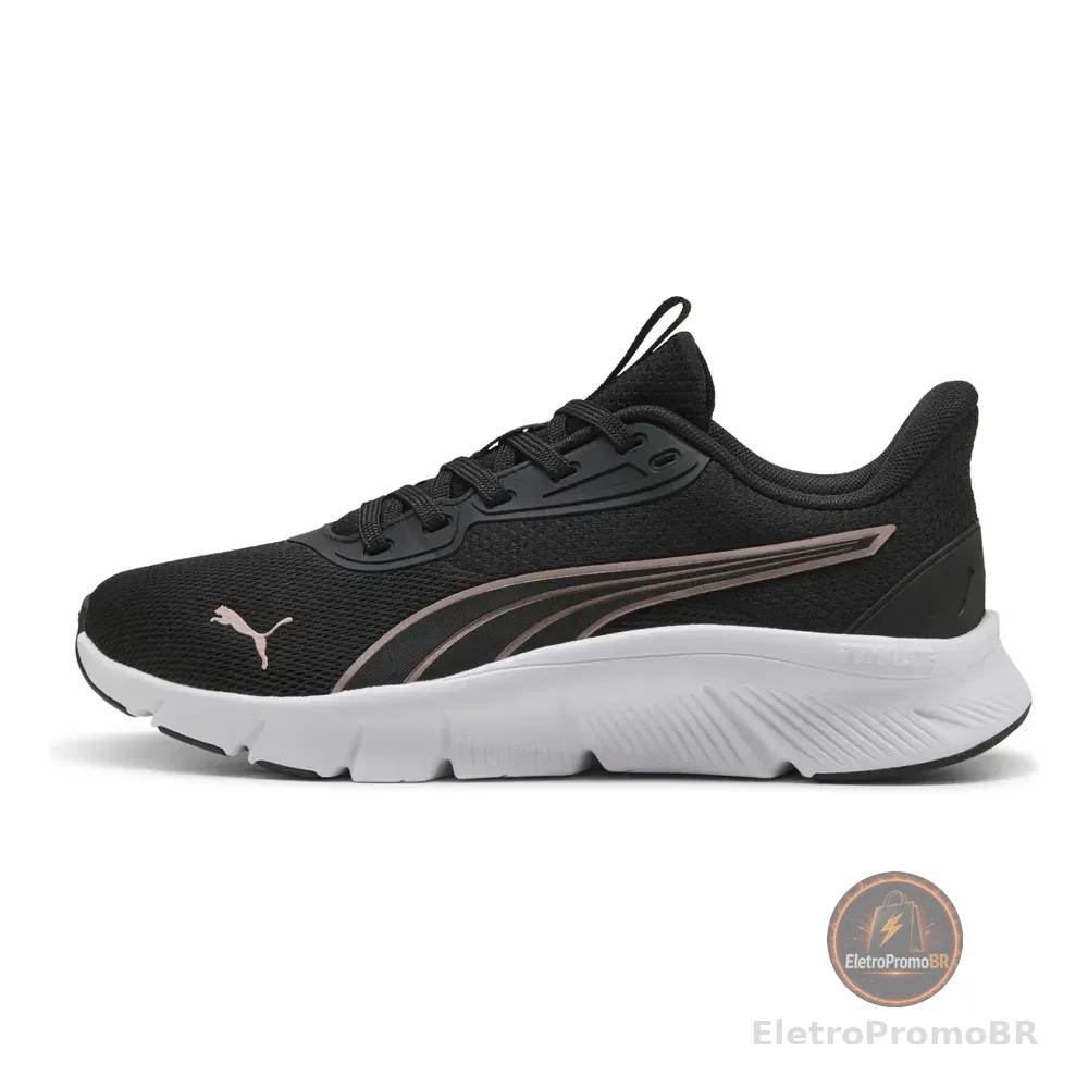 Tênis Flexfocuslite Modern Feminino Bpd Puma Preto E Rosa 35 Br