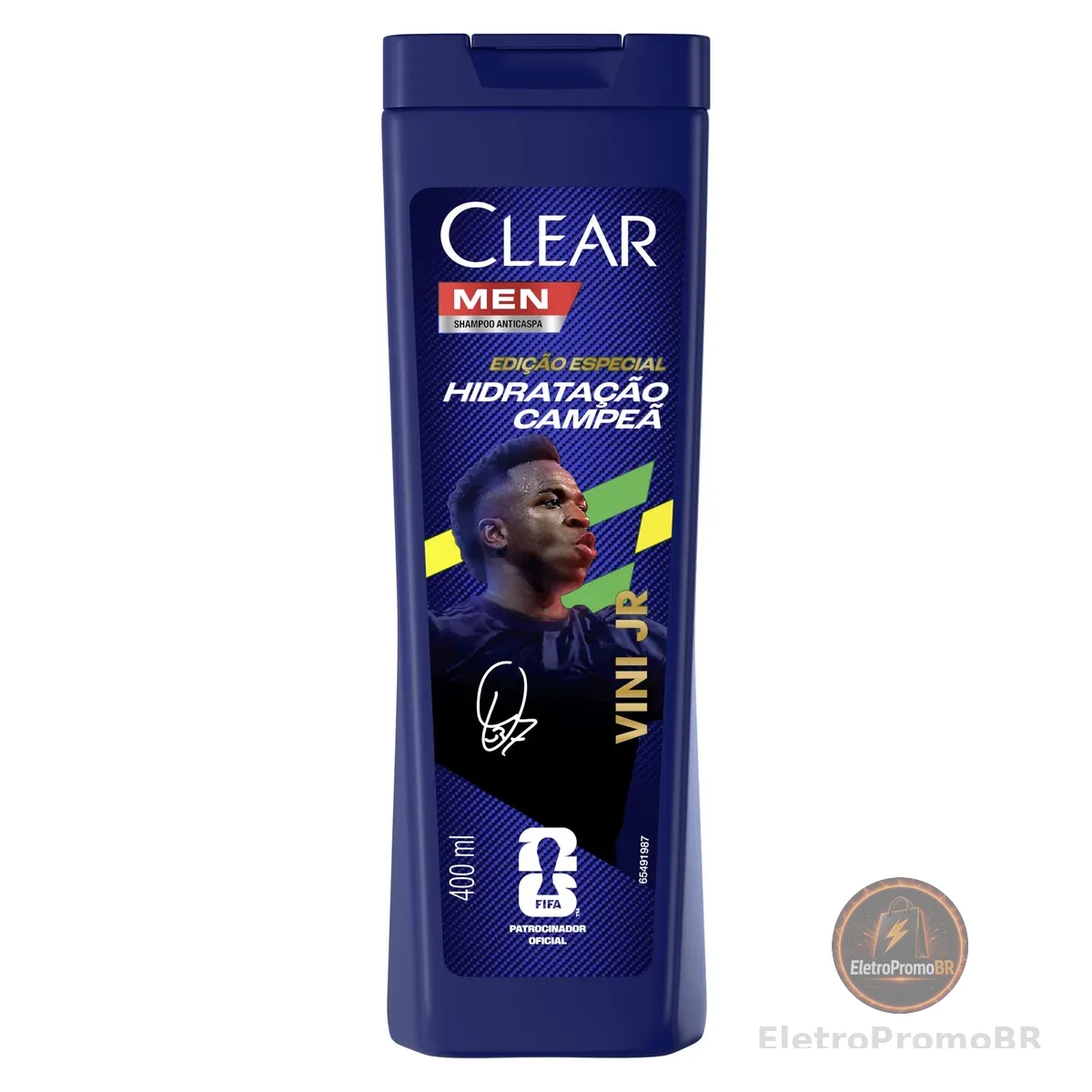 Clear Men Shampoo Anticaspa Vini Jr. Hidratação Campeã 400ml
