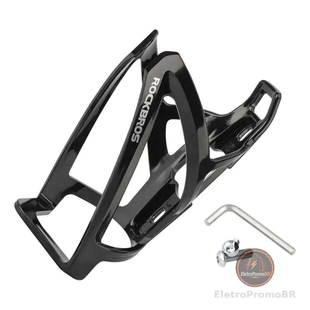 Suporte De Caramanhola Central Mod 07 Mtb Nylon Rockbros Cor Preto Ergonómica