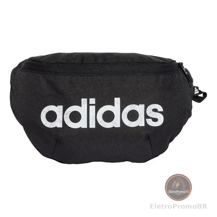 Bolsa Daily adidas Cor Preto / Black / White Liso
