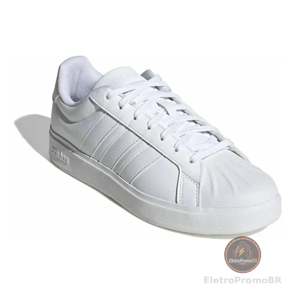 Tênis Masculino Streettalk adidas Ftwwht Ftwwht Ftwwht Lisa 41 Br