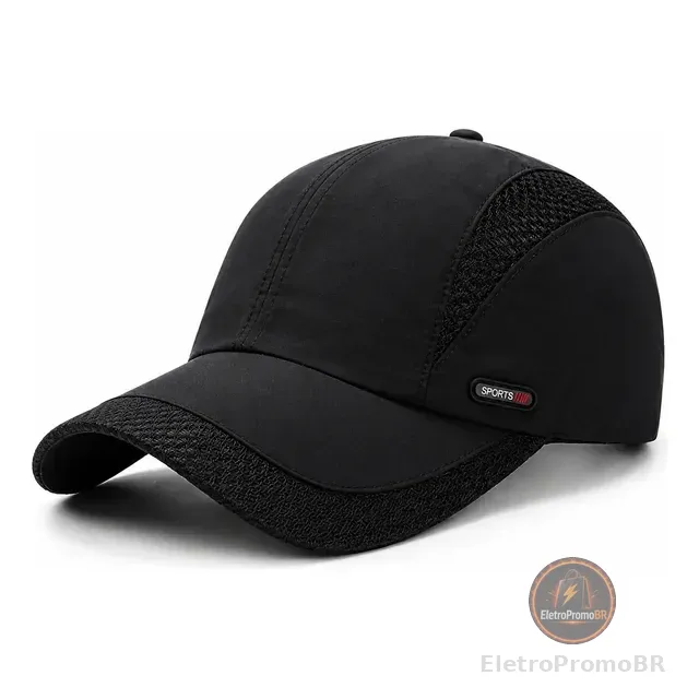 Boné Esportivo Confortável Secagem Rápida Respirável Dry Fit