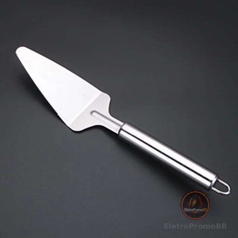 Espátula para Cortar Bolo Torta e Pães de Aço Inox