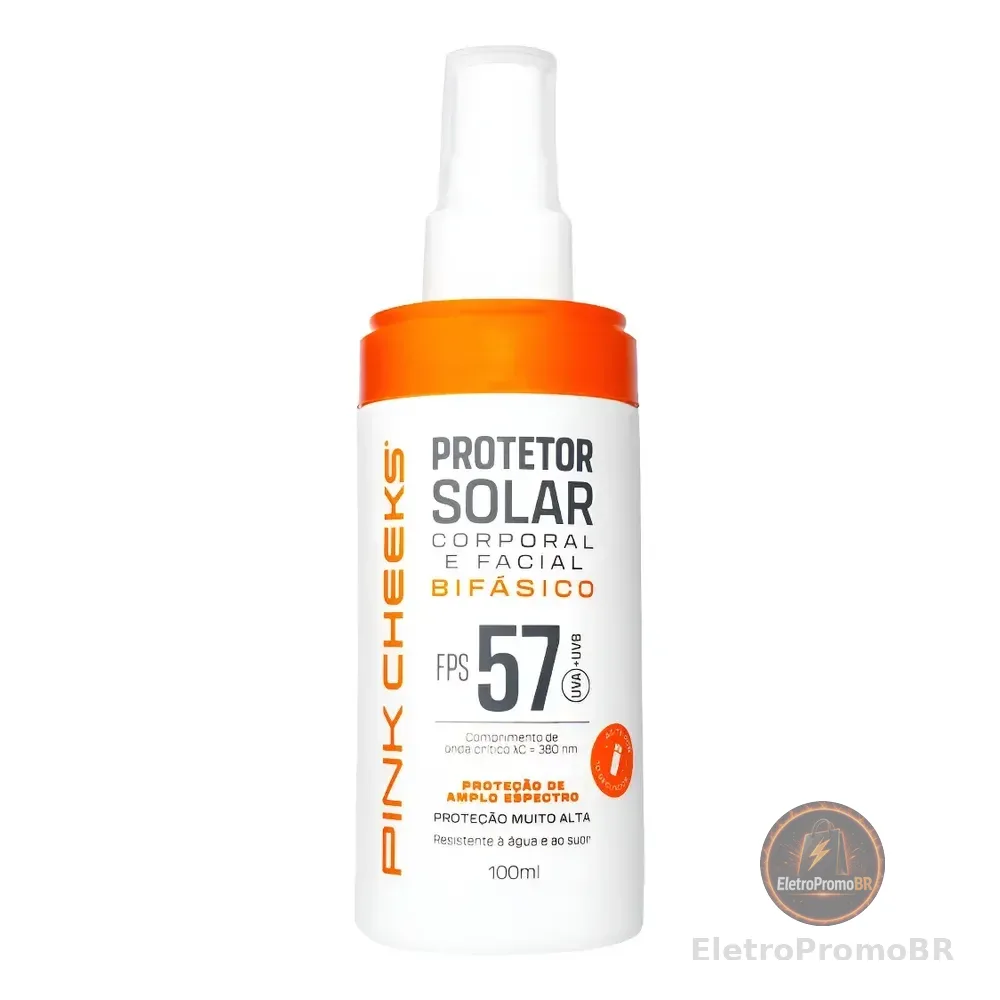 Protetor Solar Corporal Facial Bifásico Fps 57 100ml