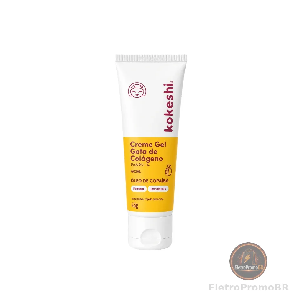 Creme Gel Regenerador Facial Gota de Colágeno Kokeshi 45g