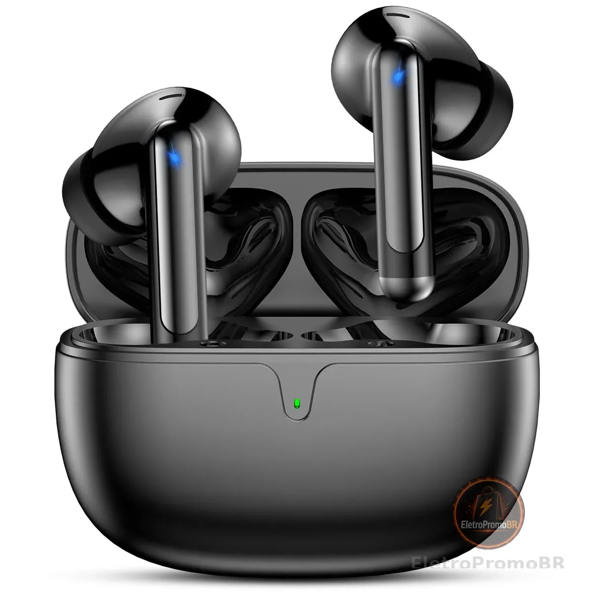 Fones de Ouvido Bluetooth 5.3 Fones de Ouvido Sem Fio 42 Horas de Reprodução Fones de Ouvido Esportivos com IPX5 à Prova d'Água Fones de Ouvido de Graves Profundos para iOS Android, Preto