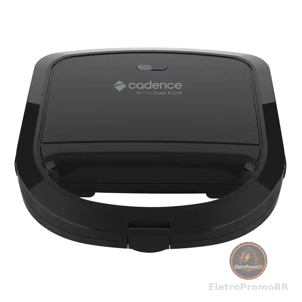 Sanduicheira Elétrica San260 Toast & Grill 750w Preta Cadence Preto 220v