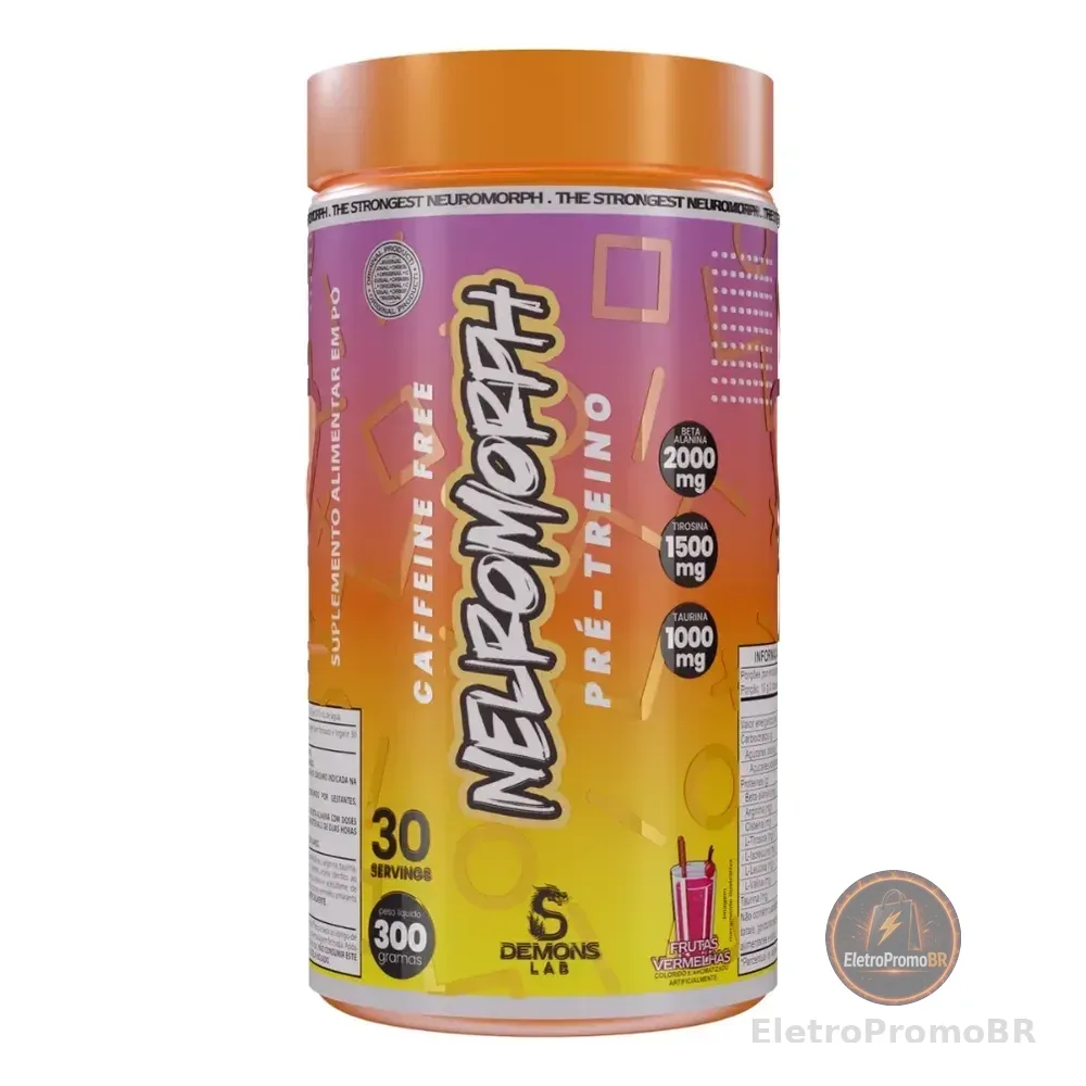 Suplemento Neuromorph 300g Sabor Frutas Vermelhas Demons Lab Frutas Vermelhas