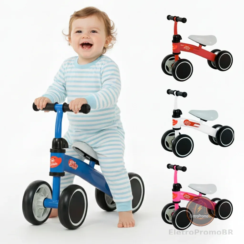 Bicicleta De Equilíbrio Bike Infantil Castela