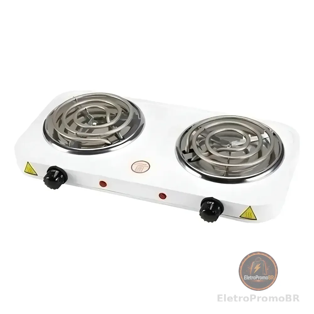 Fogão Cooktop Elétrica Relinx 2 Bocas Branco