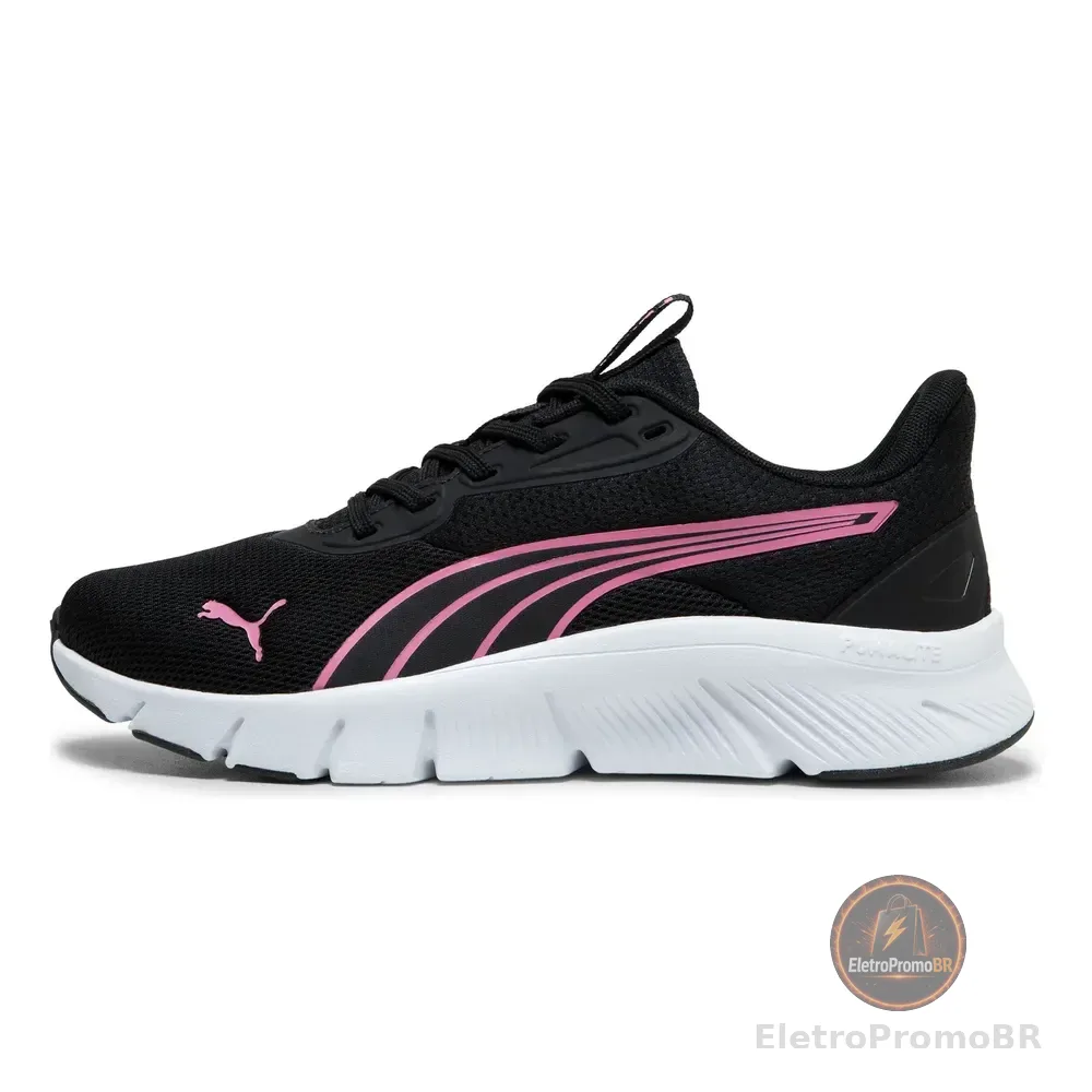 Tênis Flexfocuslite Modern Feminino Bpd Puma Preto E Rosa Escuro 37 Br