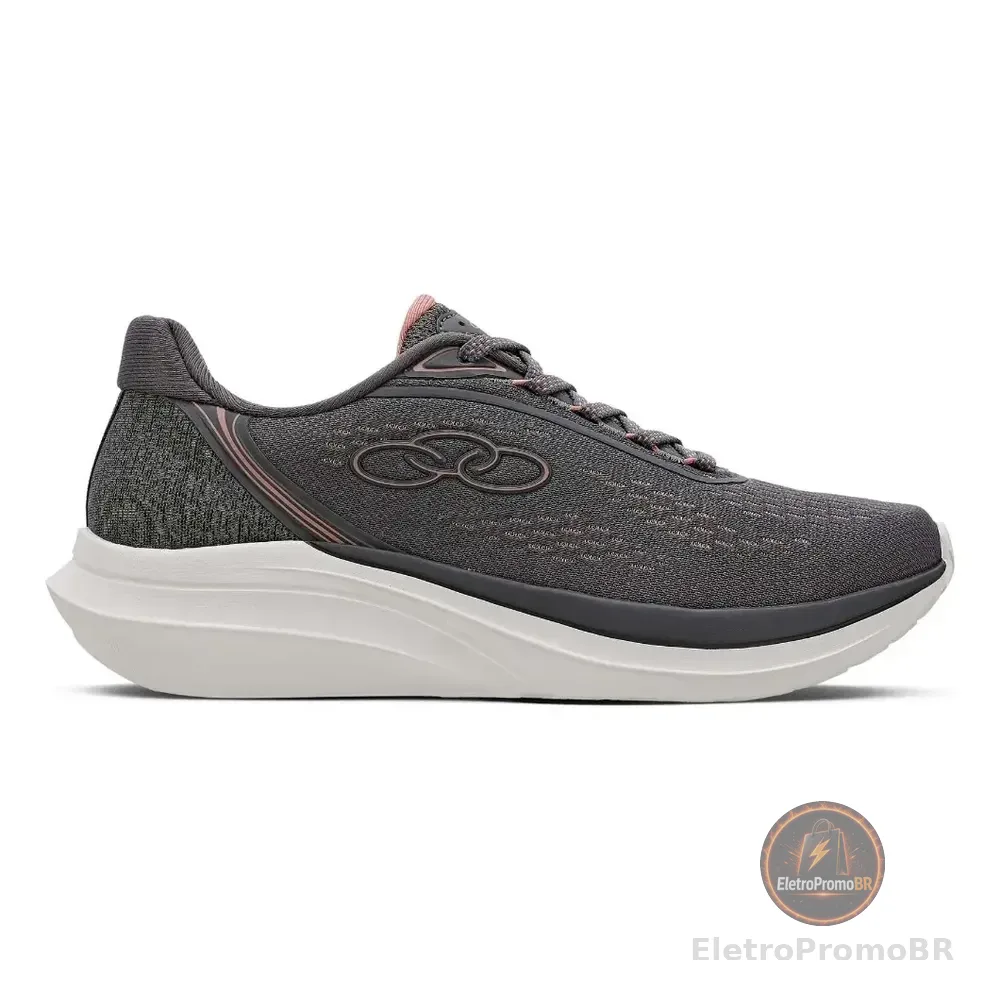 Tênis Feminino Role Olympikus Chumbo Lisa 37 Br