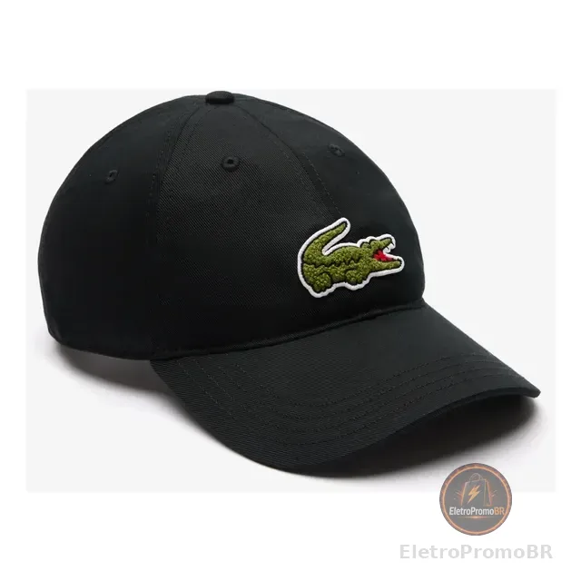 Boné Lacoste Big Croc Em Promoção Original