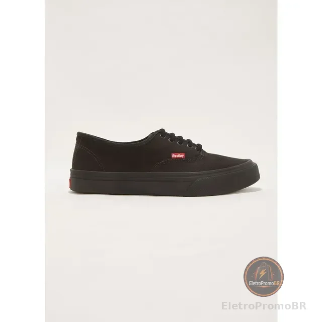 Tênis Casual Conforto Redley Monocromo All Black Preto