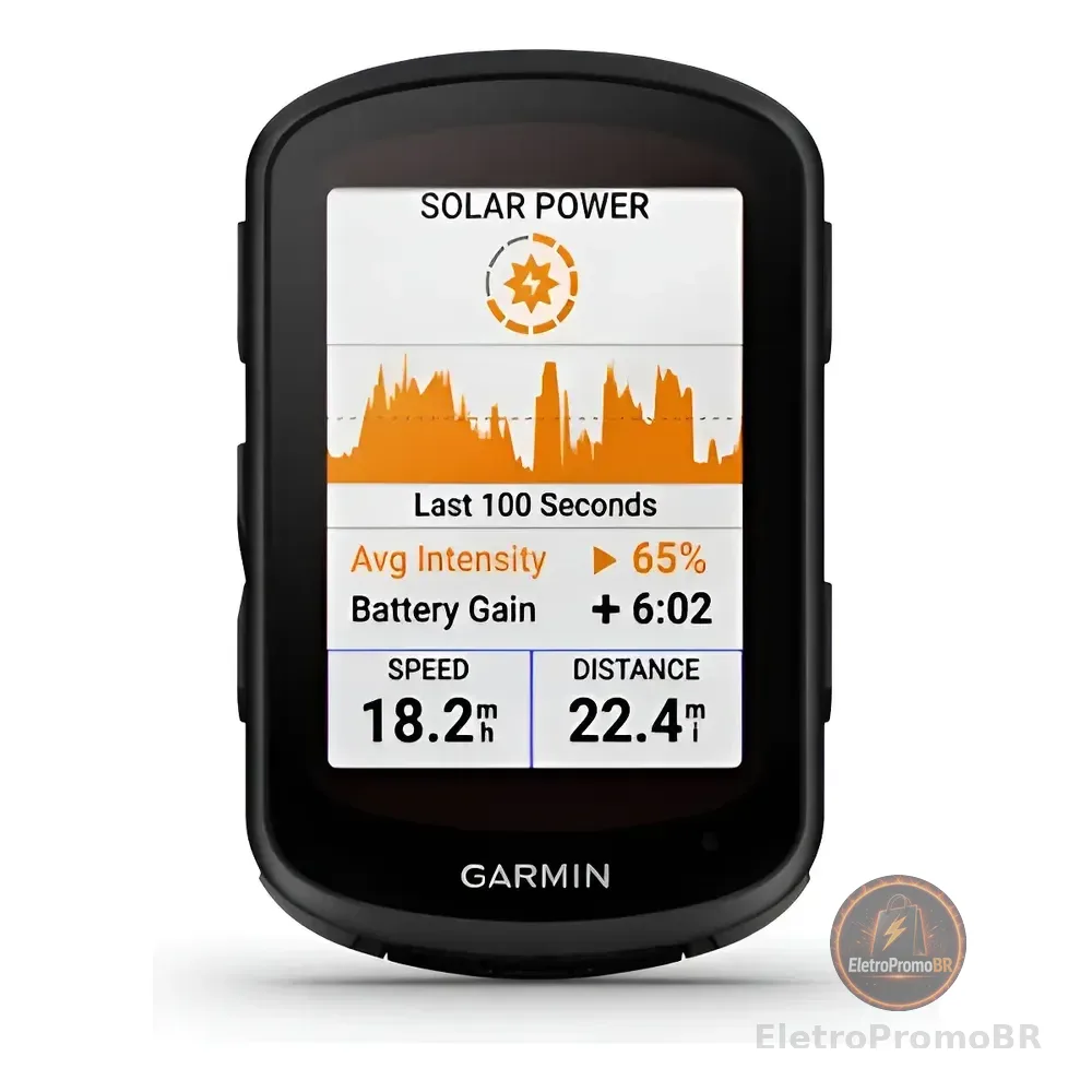Ciclocomputador Com Gps Garmin Edge 840 Solar Sa Preto
