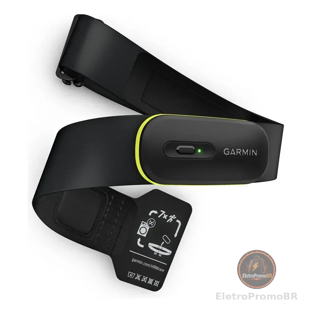 Monitor Cardíaco Peitoral Garmin Hrm-600 (2025) M/xl Preto M/gg
