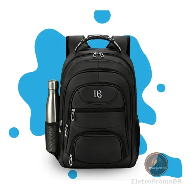 Mochila Masculina Faculdade Impermeável Resistente Grande